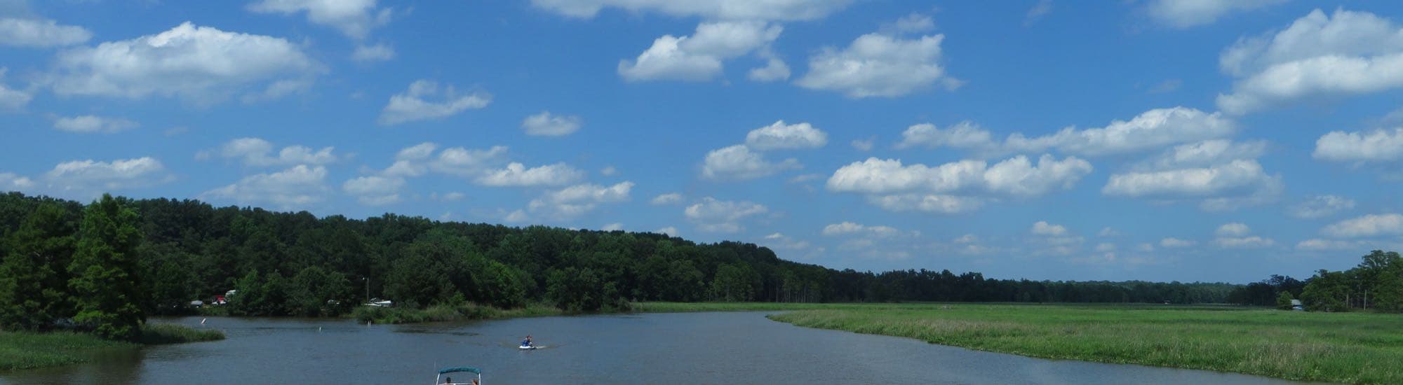 Powhatan Creek near the Colonial Parkway, close to Jamestown, Virginia
